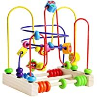Juegos de Laberintos Motricidad Fina Ábaco Infantil Laberinto Cuentas Juguete Laberinto Madera Infantil Juguetes de…